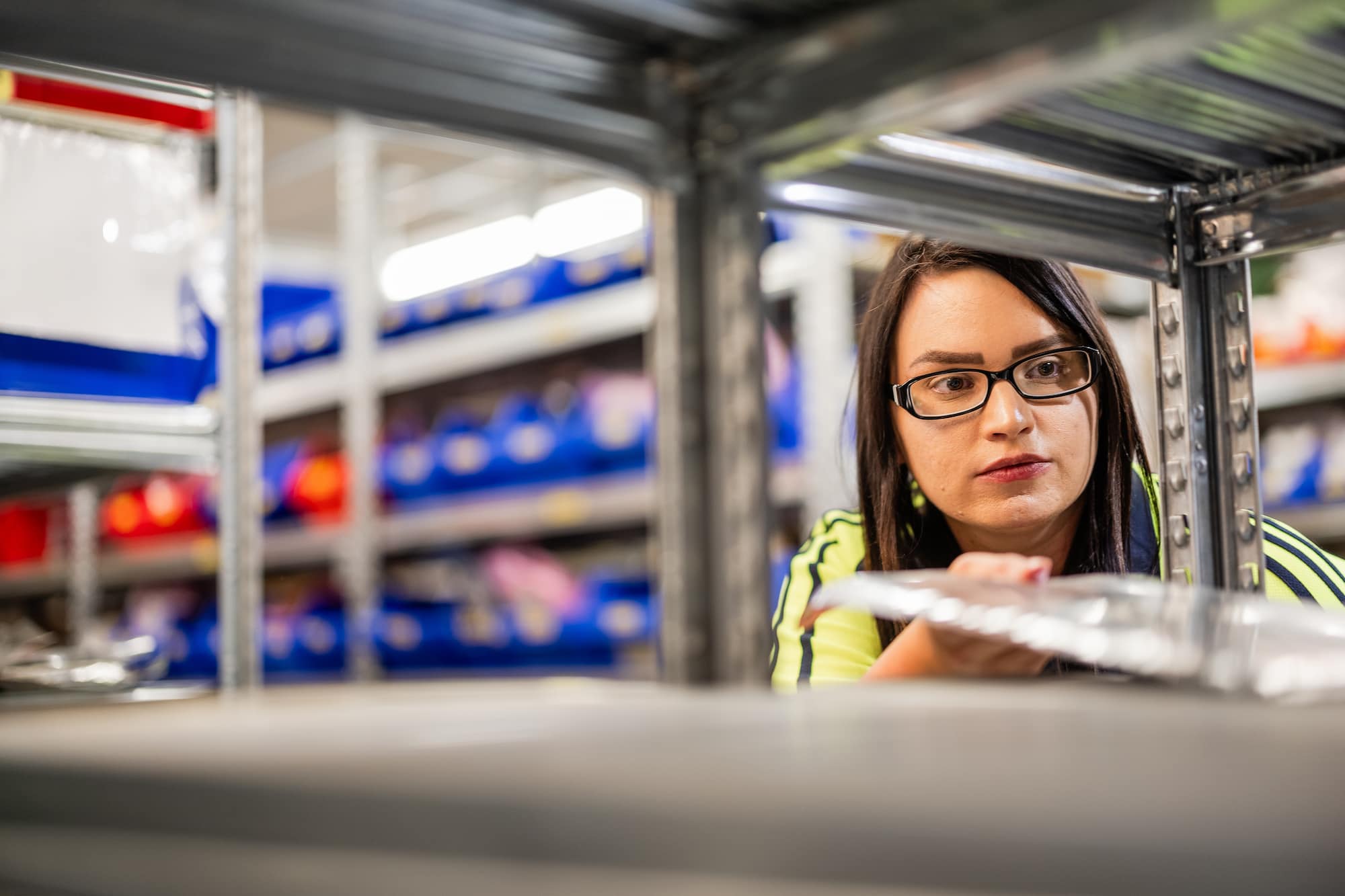 Employee sorting equipment away